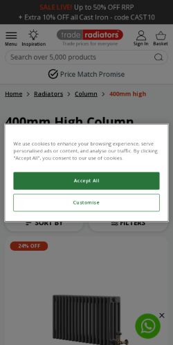 Mobile page screenshot