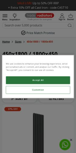 Mobile page screenshot