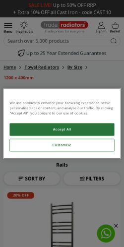 Mobile page screenshot