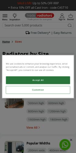 Mobile page screenshot