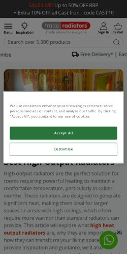 Mobile page screenshot