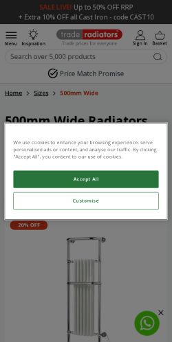 Mobile page screenshot