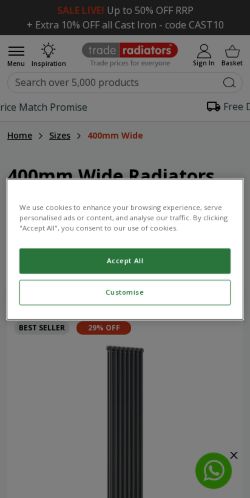 Mobile page screenshot