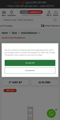 Mobile page screenshot