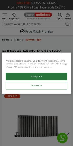 Mobile page screenshot