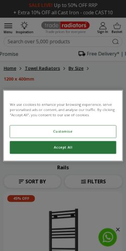 Mobile page screenshot