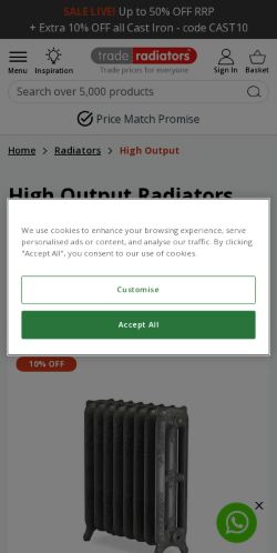 Mobile page screenshot