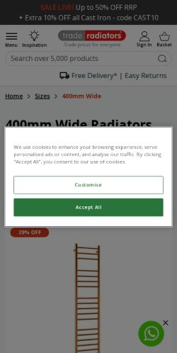 Mobile page screenshot