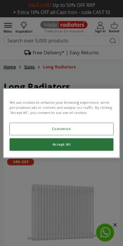 Mobile page screenshot