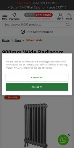 Mobile page screenshot