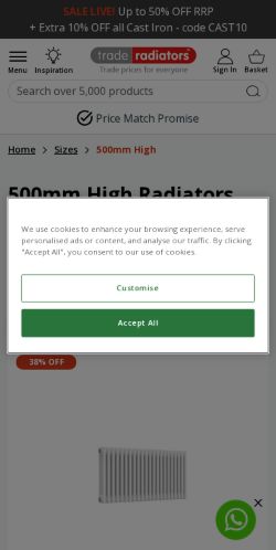 Mobile page screenshot