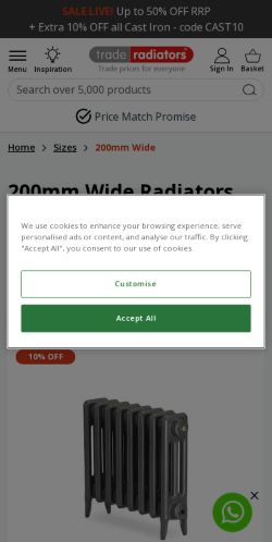 Mobile page screenshot