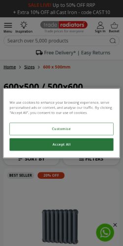 Mobile page screenshot