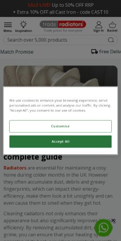 Mobile page screenshot
