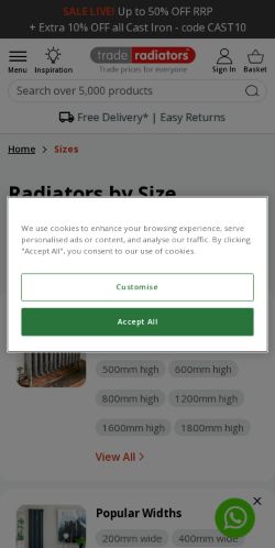 Mobile page screenshot