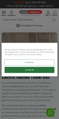 Mobile page screenshot