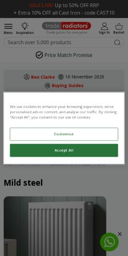 Mobile page screenshot