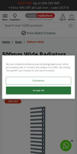 Mobile page screenshot