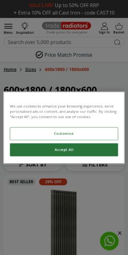 Mobile page screenshot