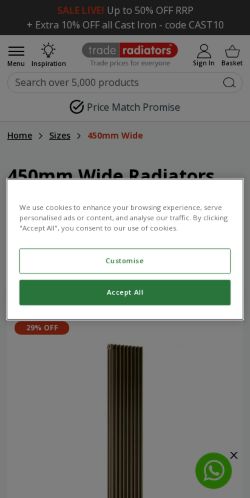 Mobile page screenshot