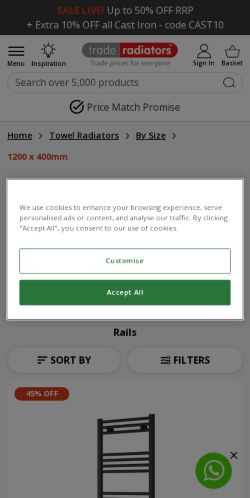 Mobile page screenshot