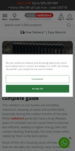Mobile page screenshot