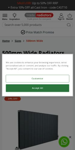 Mobile page screenshot