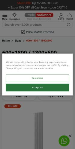 Mobile page screenshot