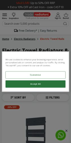 Mobile page screenshot
