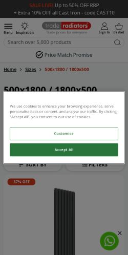 Mobile page screenshot