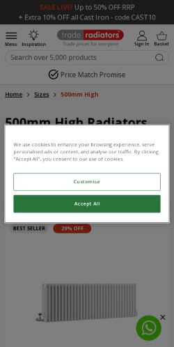 Mobile page screenshot