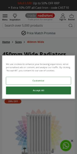 Mobile page screenshot