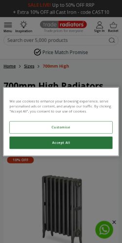 Mobile page screenshot