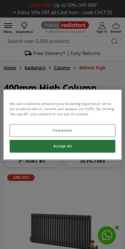 Mobile page screenshot