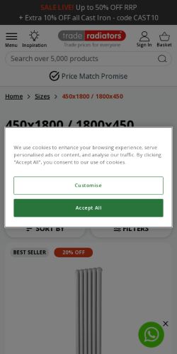 Mobile page screenshot