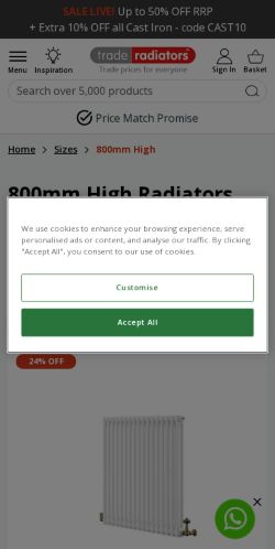 Mobile page screenshot