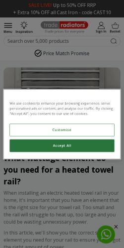 Mobile page screenshot