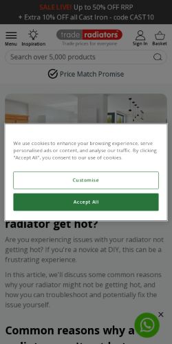 Mobile page screenshot