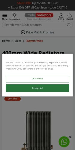 Mobile page screenshot