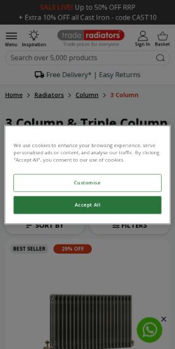 Mobile page screenshot