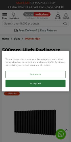 Mobile page screenshot