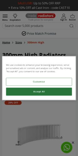 Mobile page screenshot