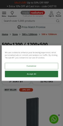 Mobile page screenshot