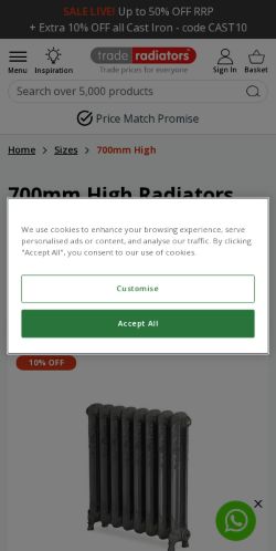 Mobile page screenshot