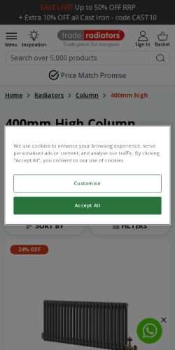 Mobile page screenshot