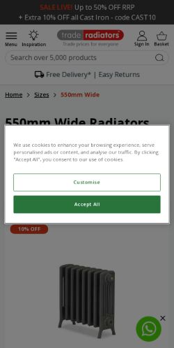 Mobile page screenshot