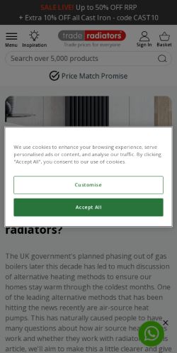 Mobile page screenshot