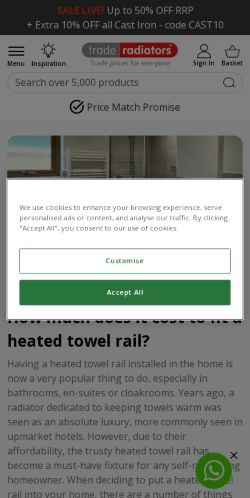 Mobile page screenshot