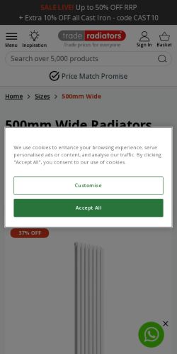 Mobile page screenshot
