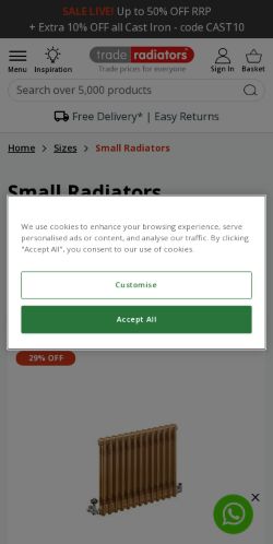 Mobile page screenshot